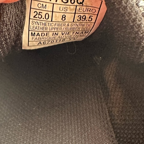 Asics Gel Venture Trail Running Grey and Blue Sneakers Sz 8 - Picture 7 of 9